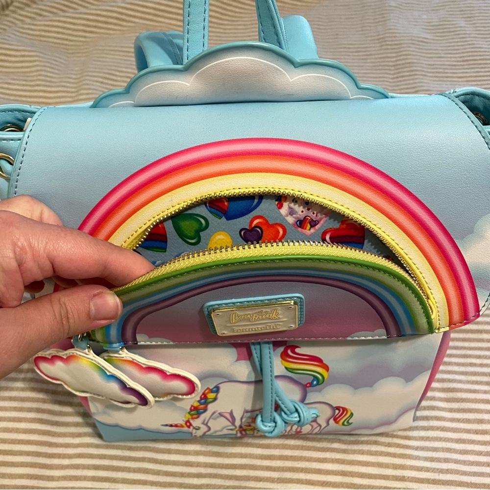 Lisa Frank unicorn back LIKE NEW never used - Picture 4 of 4